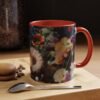 5646736315457506695_2048.jpeg Taza de café con detalles florales: diseño natural vibrante para amantes de la jardinería